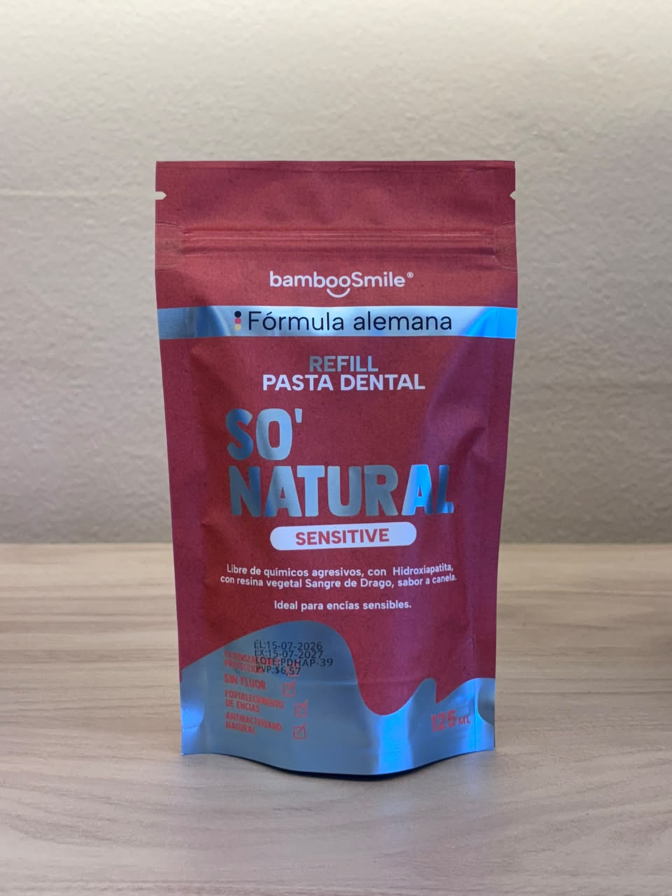 Refill pasta dental natural sensitive HaP