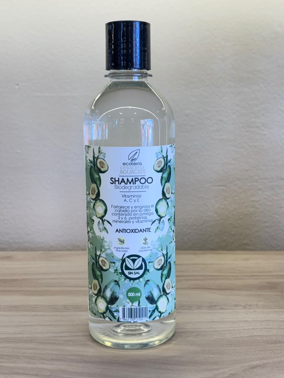 Shampoo sin Sal Extracto Aguacate